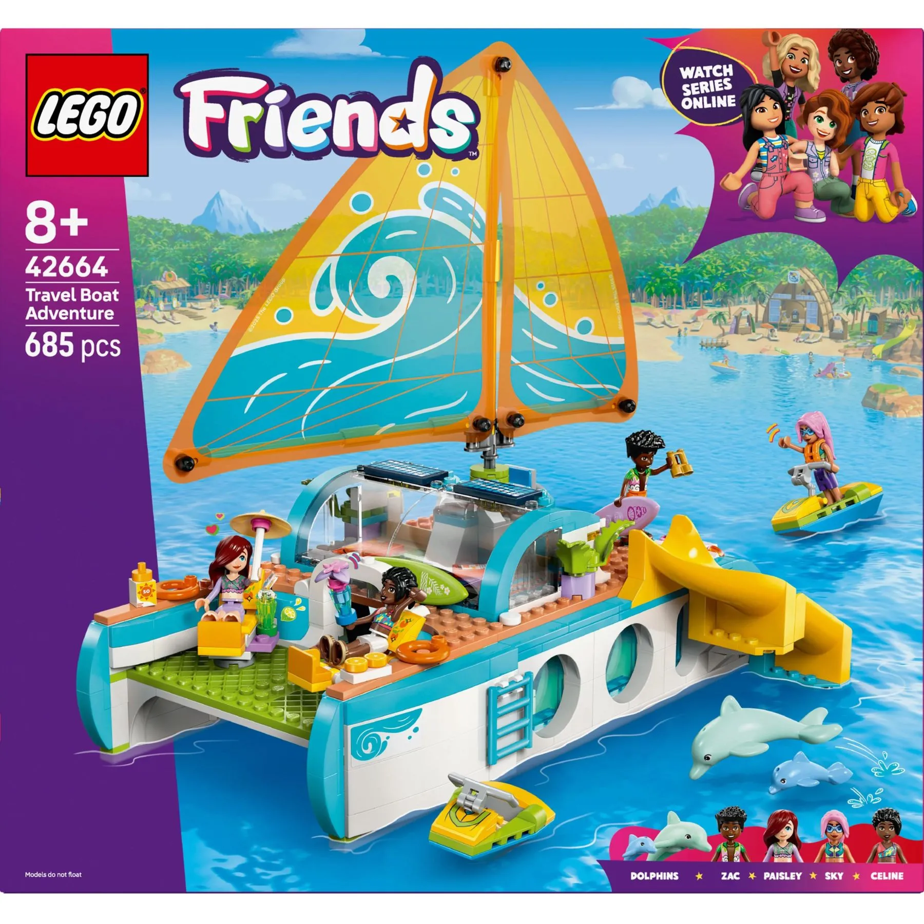 Конструктор Пригоди на туристичному човні LEGO Friends
