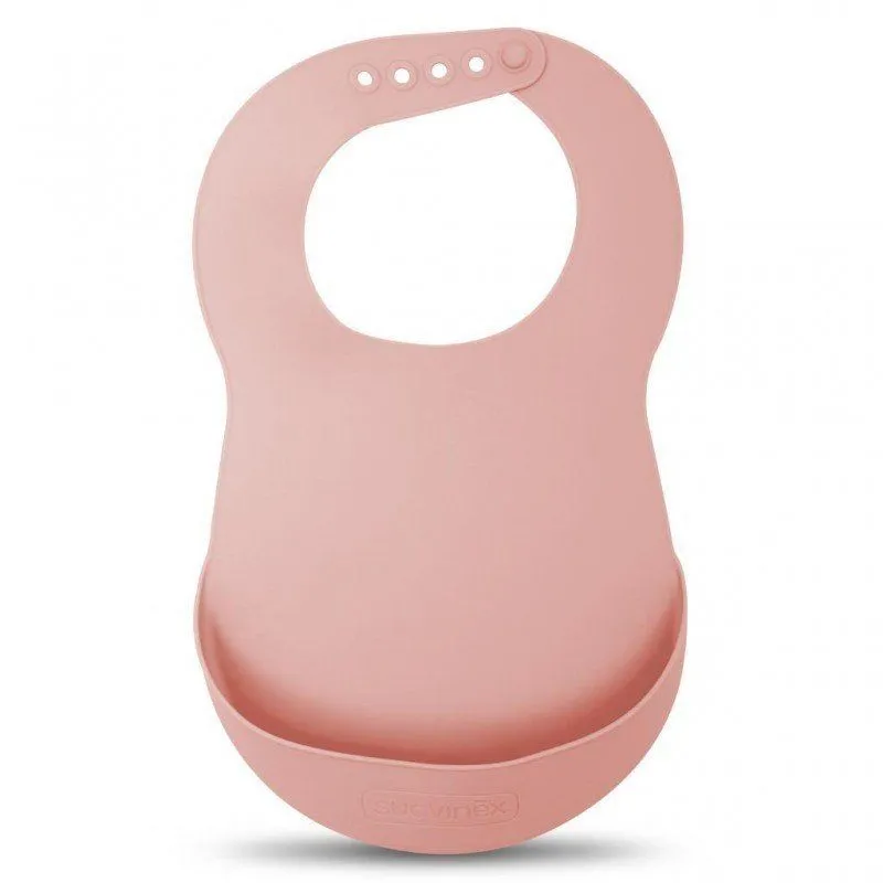 Нагрудник &quot;Лісові історії&quot; рожевий, Suavinex