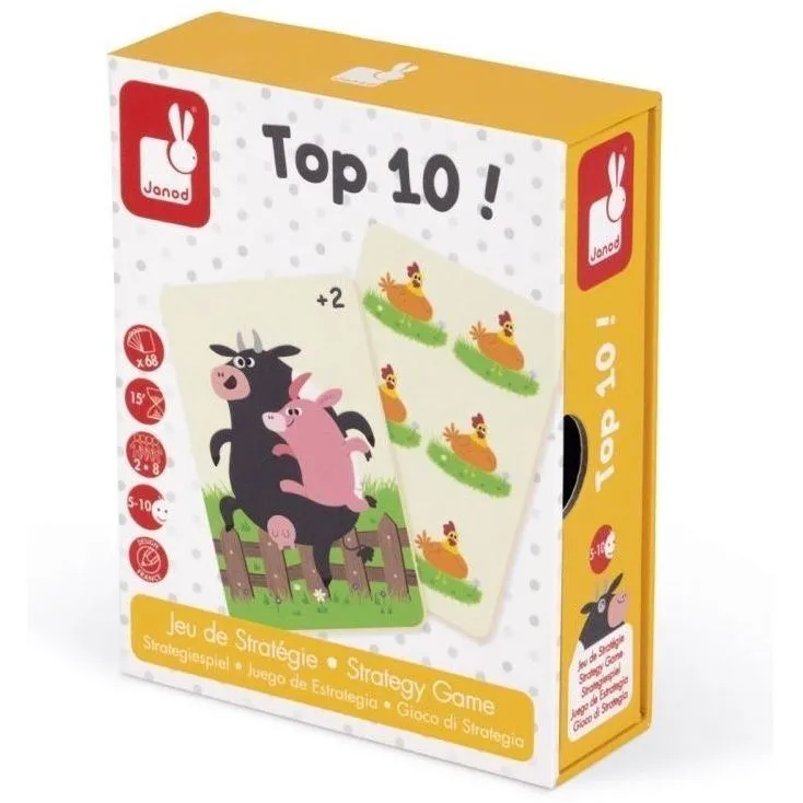 Настольная игра мемо Janod Топ 10 J02760