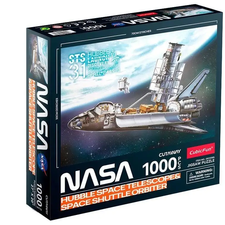 CubicFun 2D пазл NASA "Космічний телескоп "Хаббл", арт. DS1030h