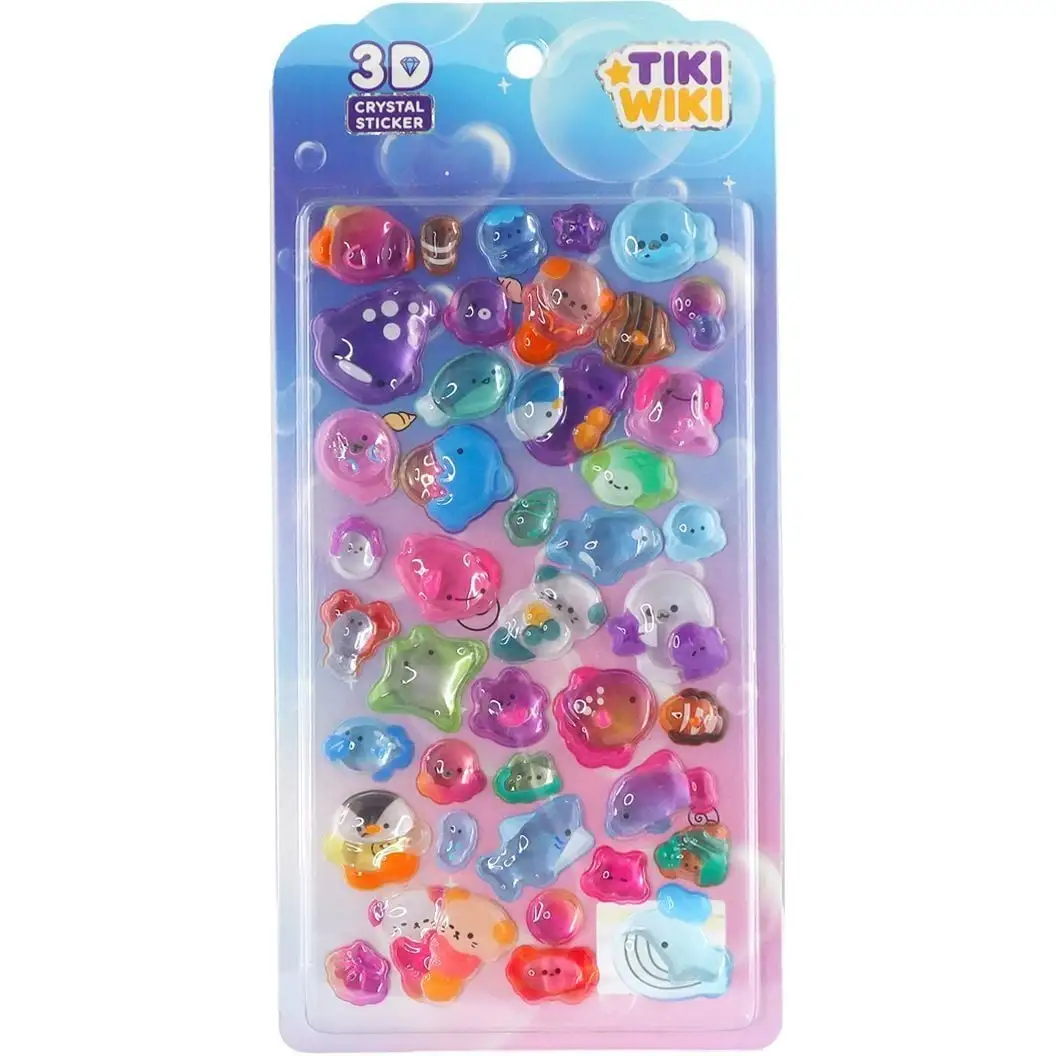 Набір 3D-наліпок TIKI WIKI серії "Crystal"  ТІКІ ОКЕАН S2