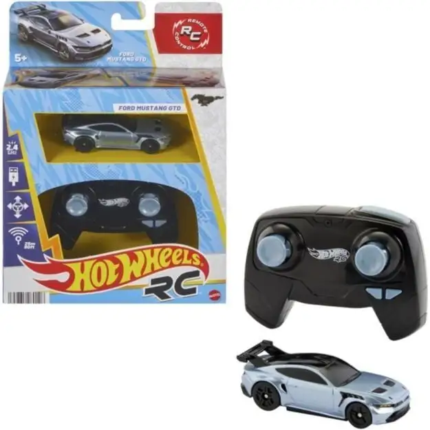 Машинка 1:64 на радіокеруванні [Ford Mustang GTDk HOT WHEELS^