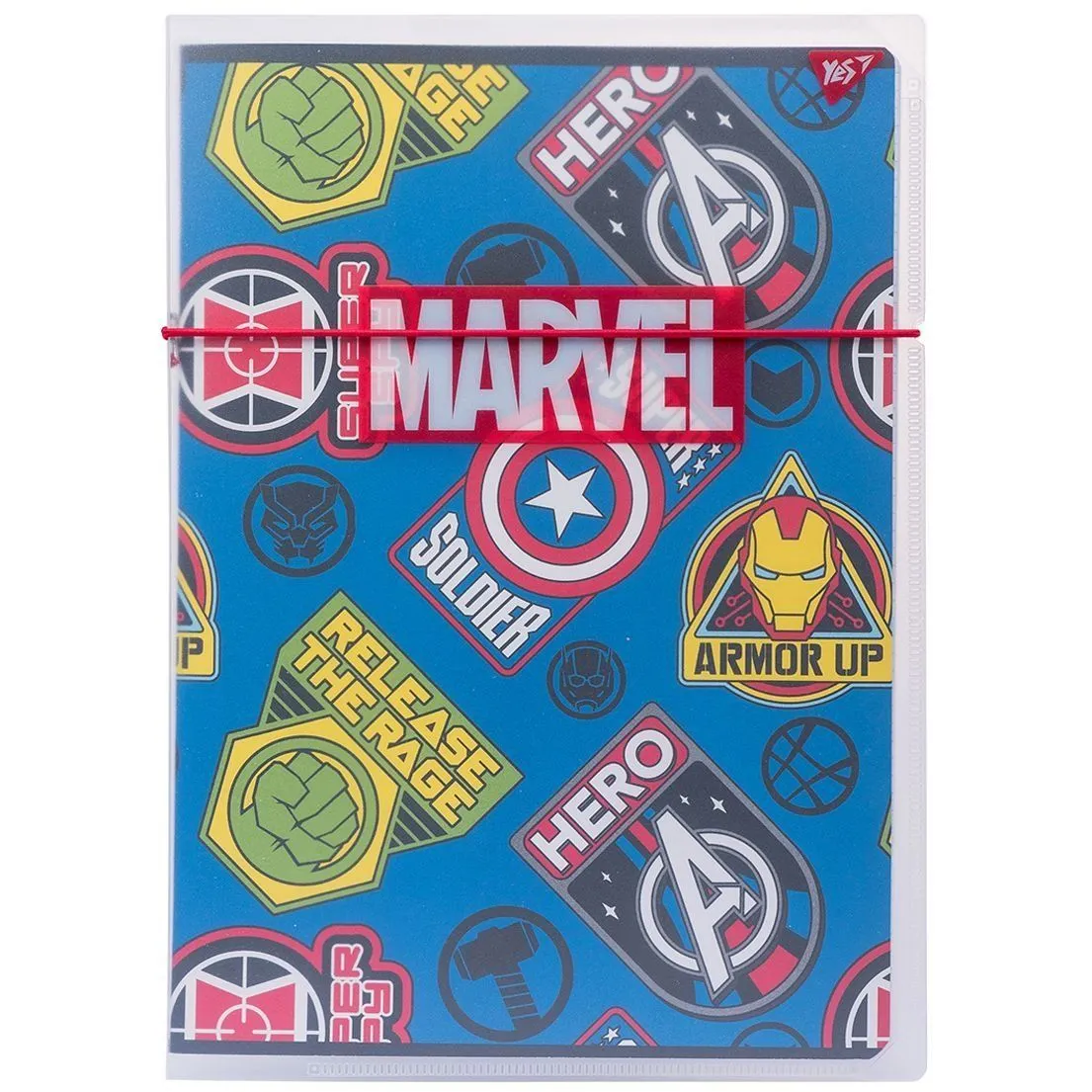 Зошит А4/48 кл. в пластиковій папці з малюнком &quot;MARVEL HERO&quot; YES