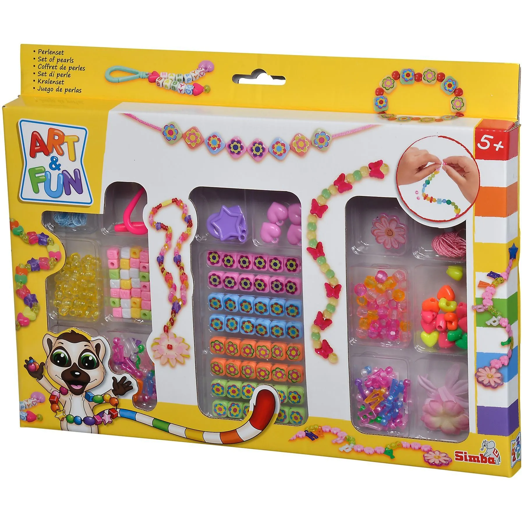 Набір намиста &quot;Квіткові прикраси&quot;, 2 вида, 5+.