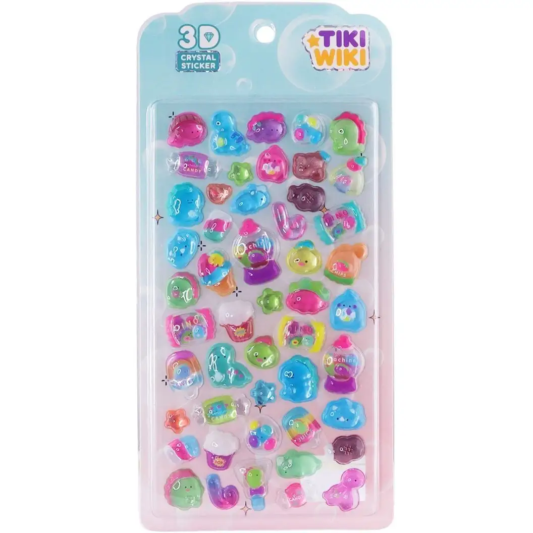 Набір 3D-наліпок TIKI WIKI серії "Crystal"  ТІКІ НАТХНЕННЯ