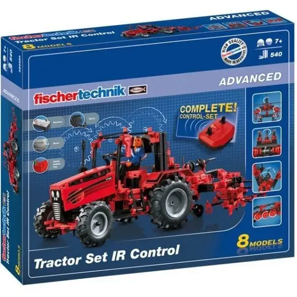 Конструктор fisсhertechnik ADVANCED Трактор радио управляемый FT-524325