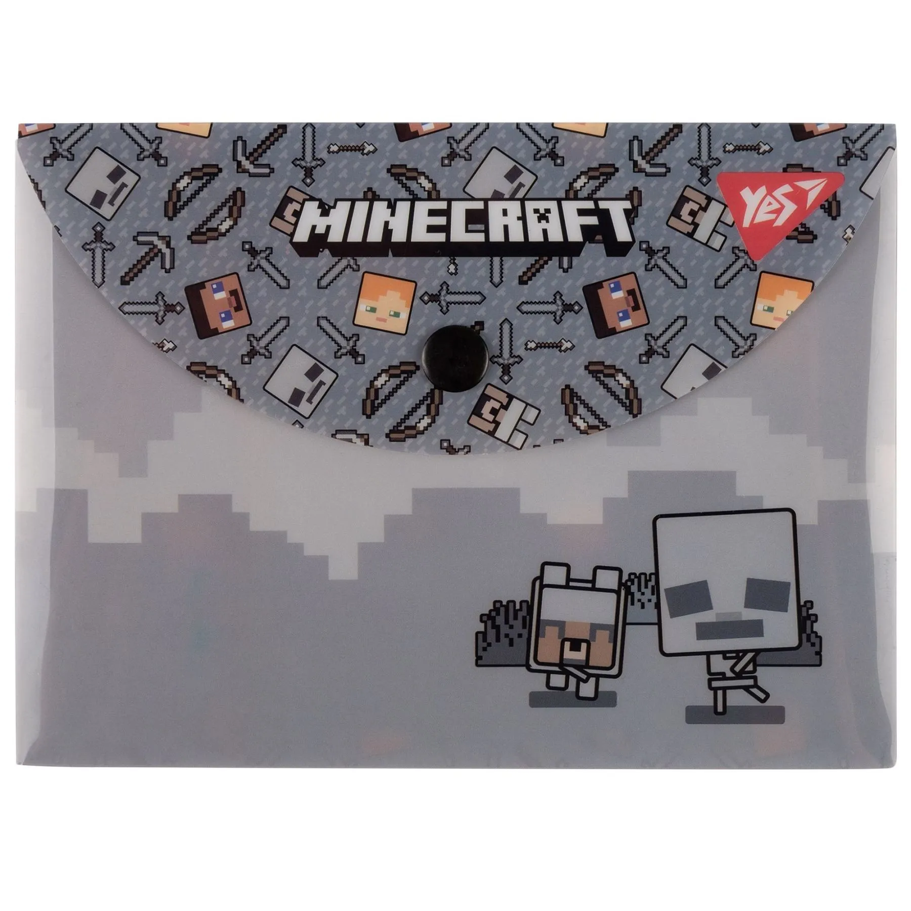 Папка-конверт Yes B7 на кнопці &quot;Minecraft&quot;