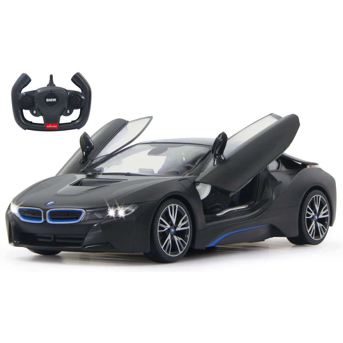 Автомобіль на р/к BMW I8 1:14, чорний, 2.4МГц