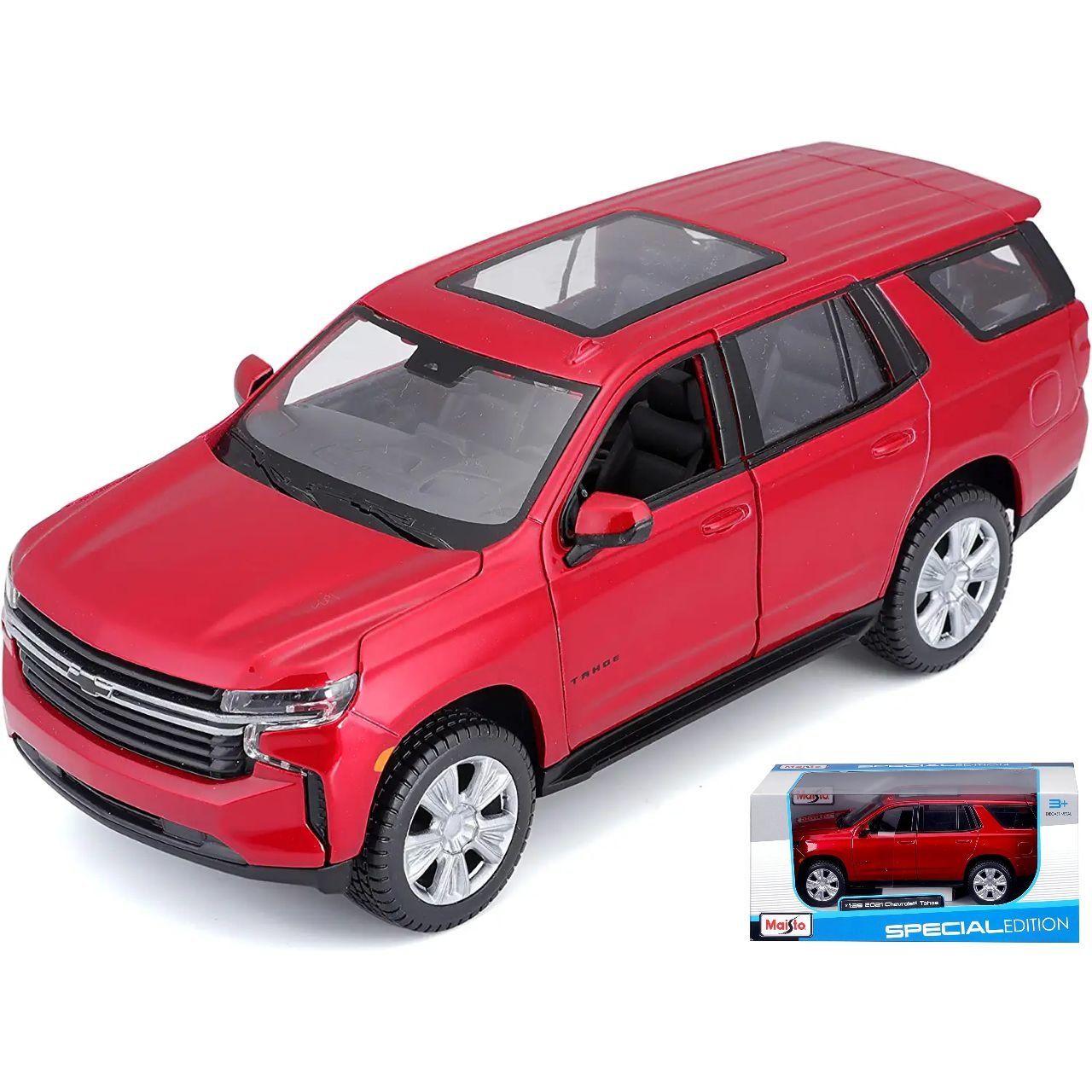 Машинка іграшкова 2021 Chevy Tahoe, масштаб 1:24