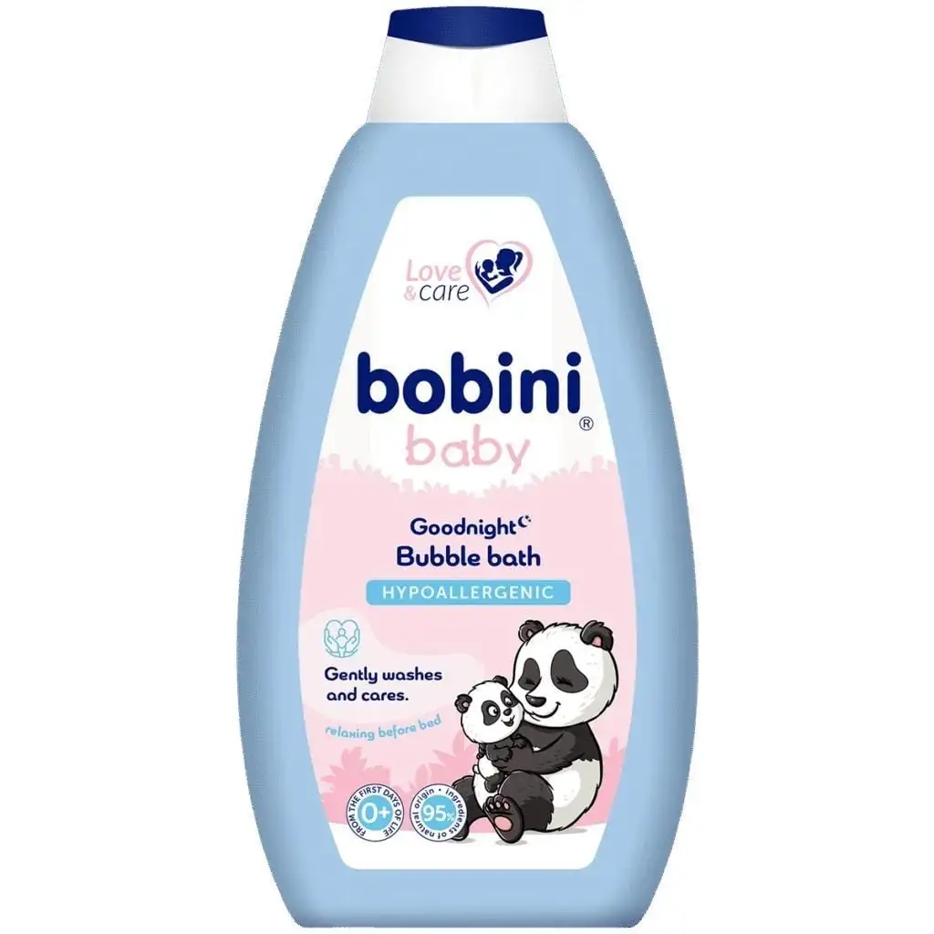 Дитячий гель для купання перед сном гіпоалергений, 500 мл. - ( 0+ ) / "Bobini"