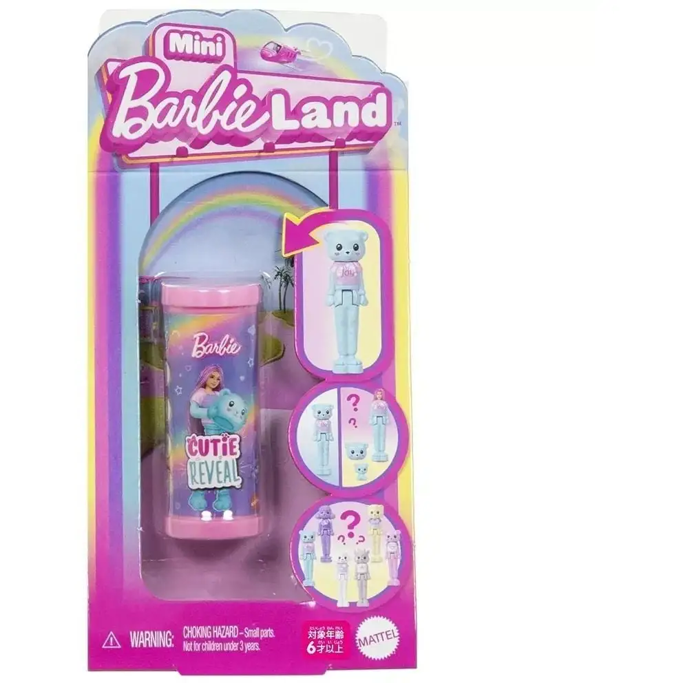 Мінілялечка-сюрприз Barbie "Cutie Reveal" серії "Mini BarbieLand"  м?які та пухнасті