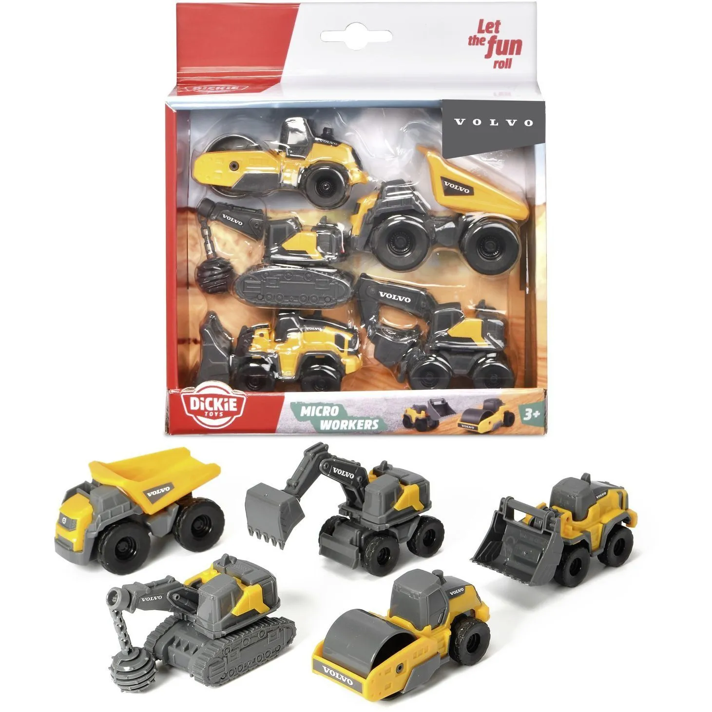 Ігровий набір &quot;Вольво. Мікроробітники&quot;, 5 машин, 3+