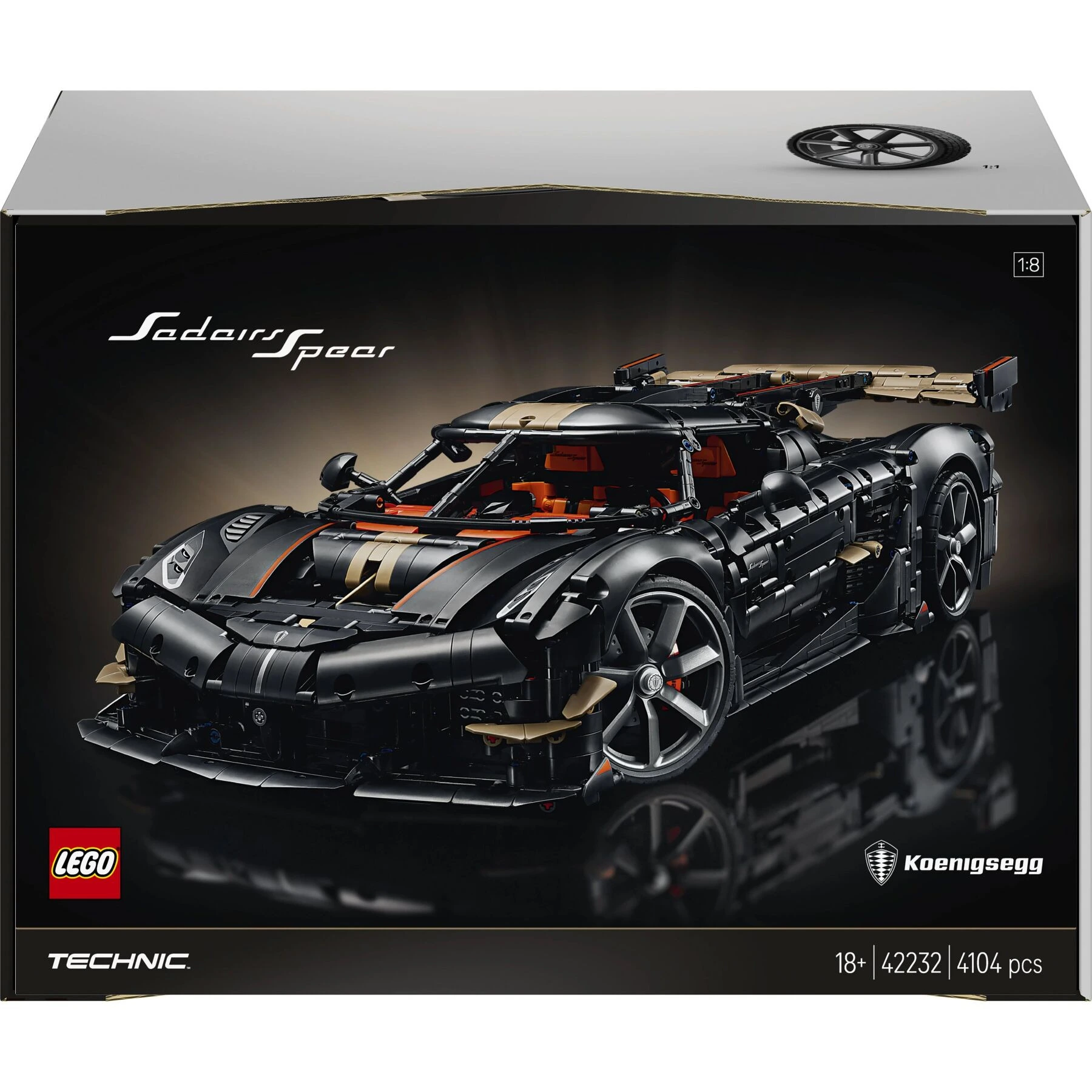 Конструктор  LEGO Technic Мегакар Koenigsegg Sadair's Spear 4104