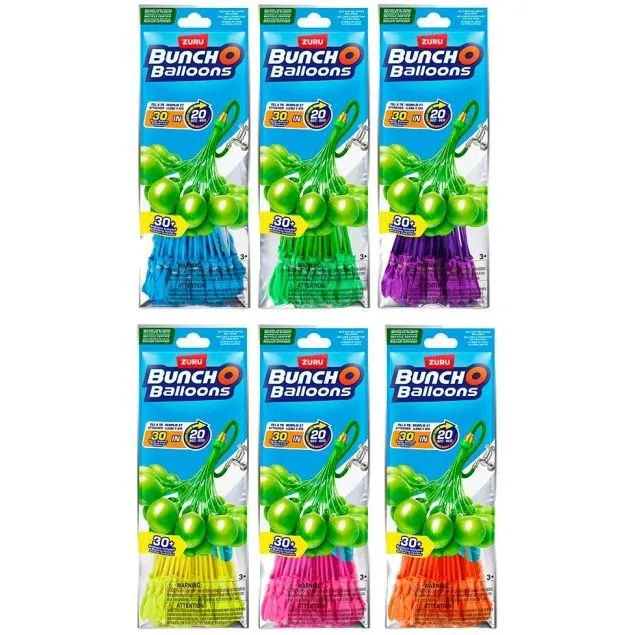 Ігровий набір BUNCH O BALLOONS  Водні кульки 30 шт/уп, в асортименті