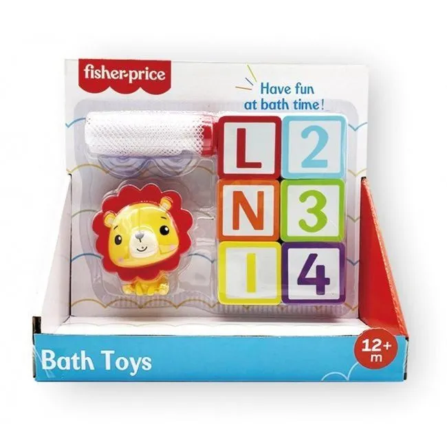 Іграшка &quot;Левеня&quot; з набором літер та цифр для гри з водою, Fisher-Price