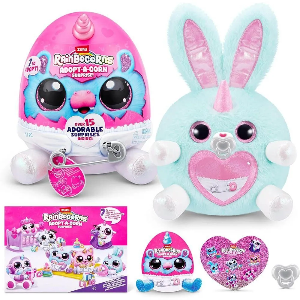 М&#039;яка іграшка-сюрприз Rainbocorns-A (серія ADOPT-A-CORN SURPRISE)