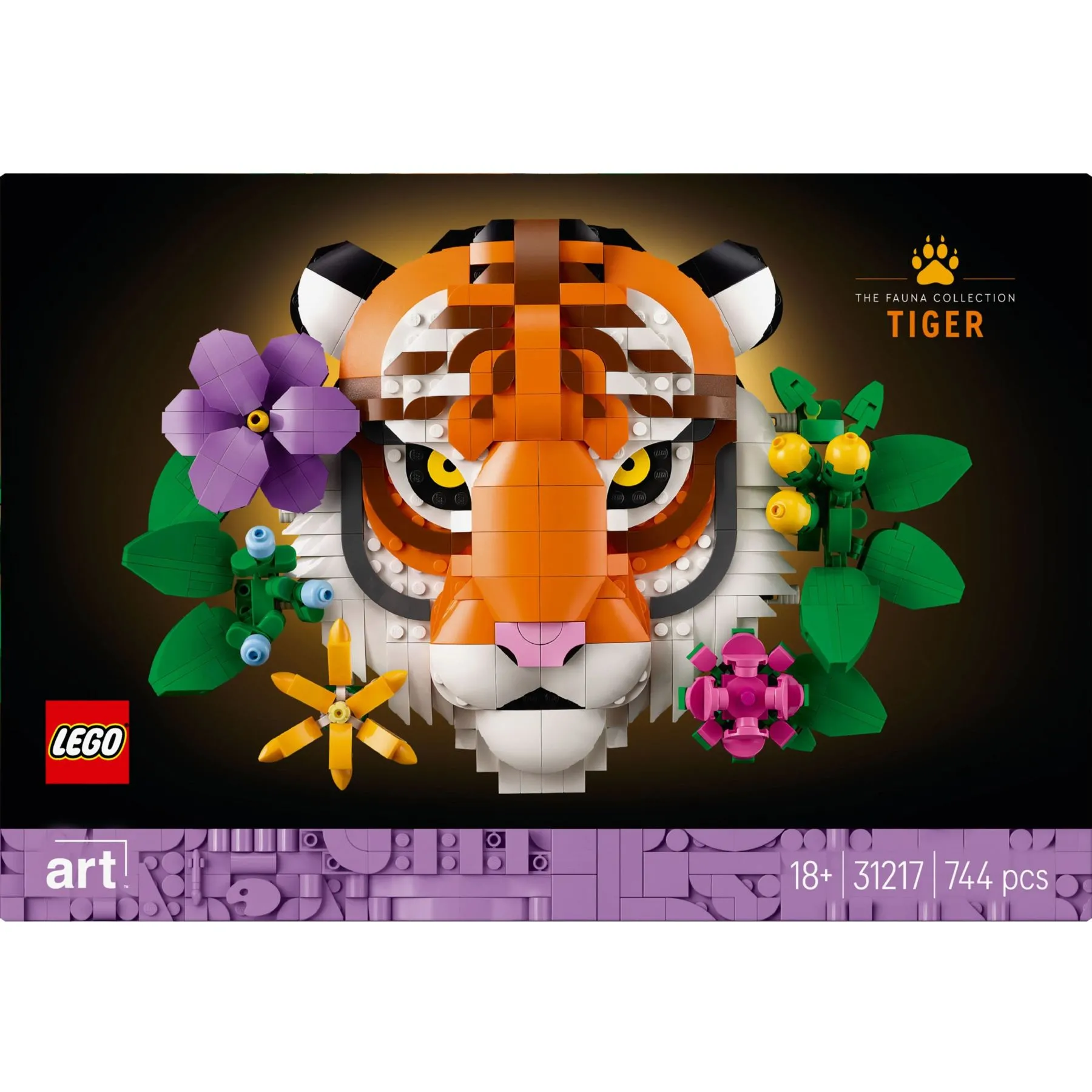 Конструктор Колекція фауни - Тигр LEGO Art