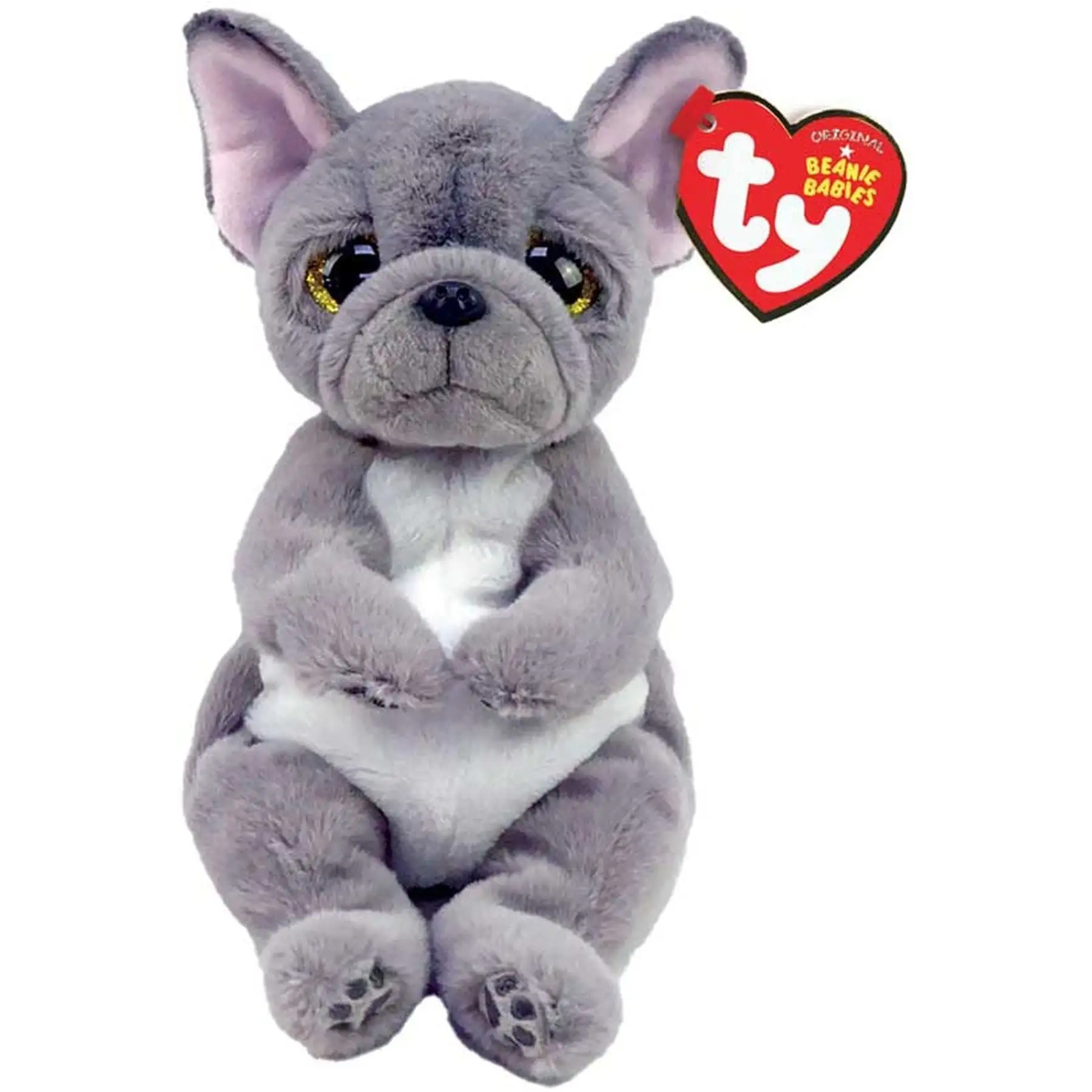 TY BEANIE BELLIES 40596 Серый пес "WILFRED"