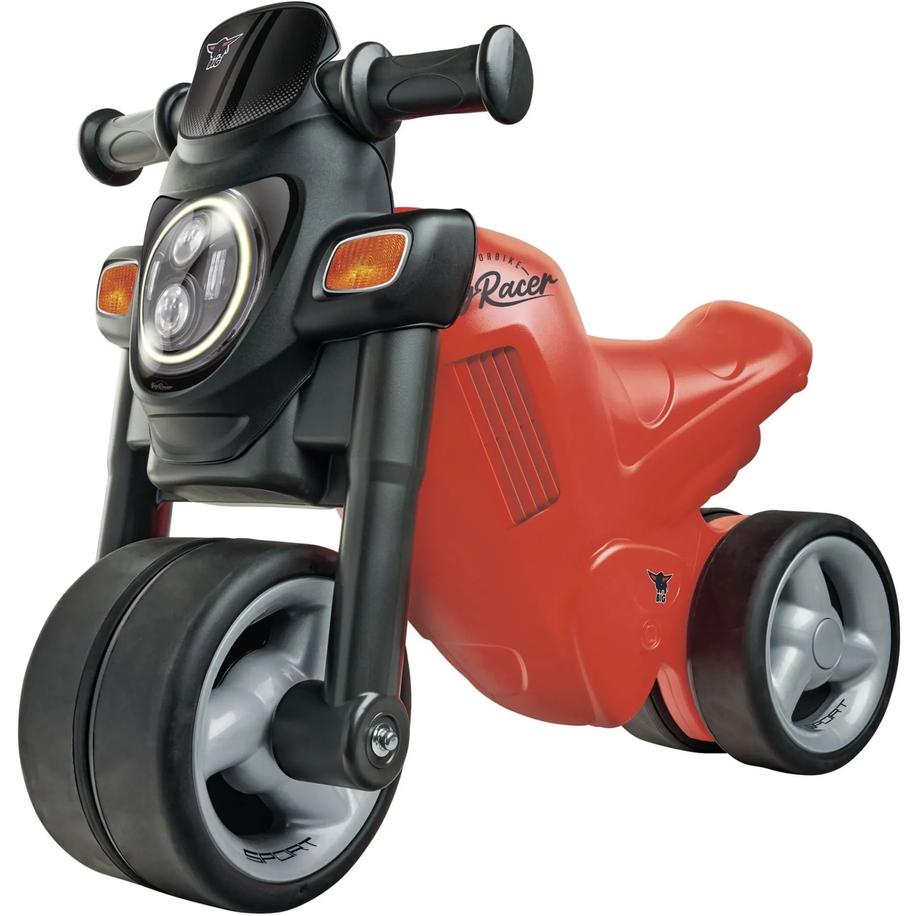 Мотоцикл для катання малюка &quot;Спортивний стиль&quot; зі звук. ефектом, червоний, 18 міс.+