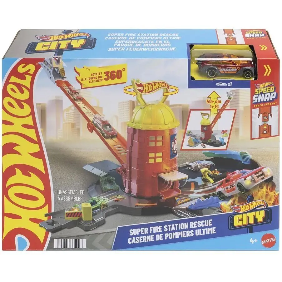 Ігровий набір "Пожежно-рятувальна суперстанція" Hot Wheels