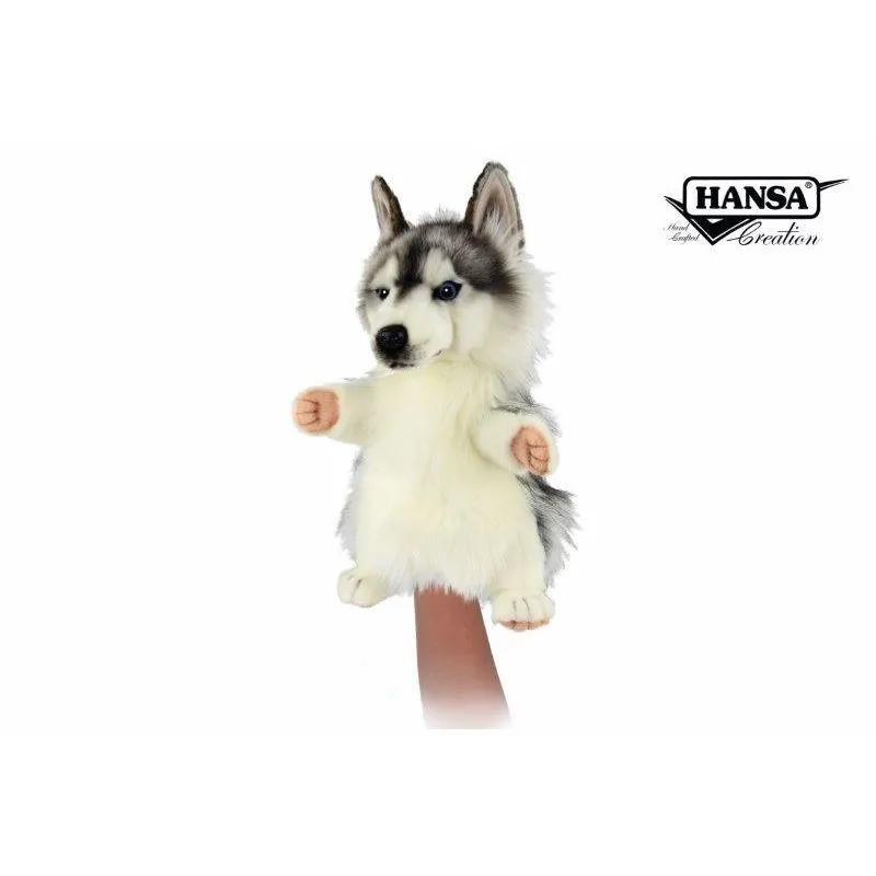 Hansa:   М'яка іграшка Хаскі, серія Puppet