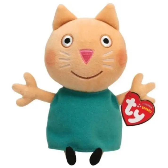 Дитяча іграшка мяконабивна TY Peppa Pig "Кенді Кет" 15 см, арт. 46178