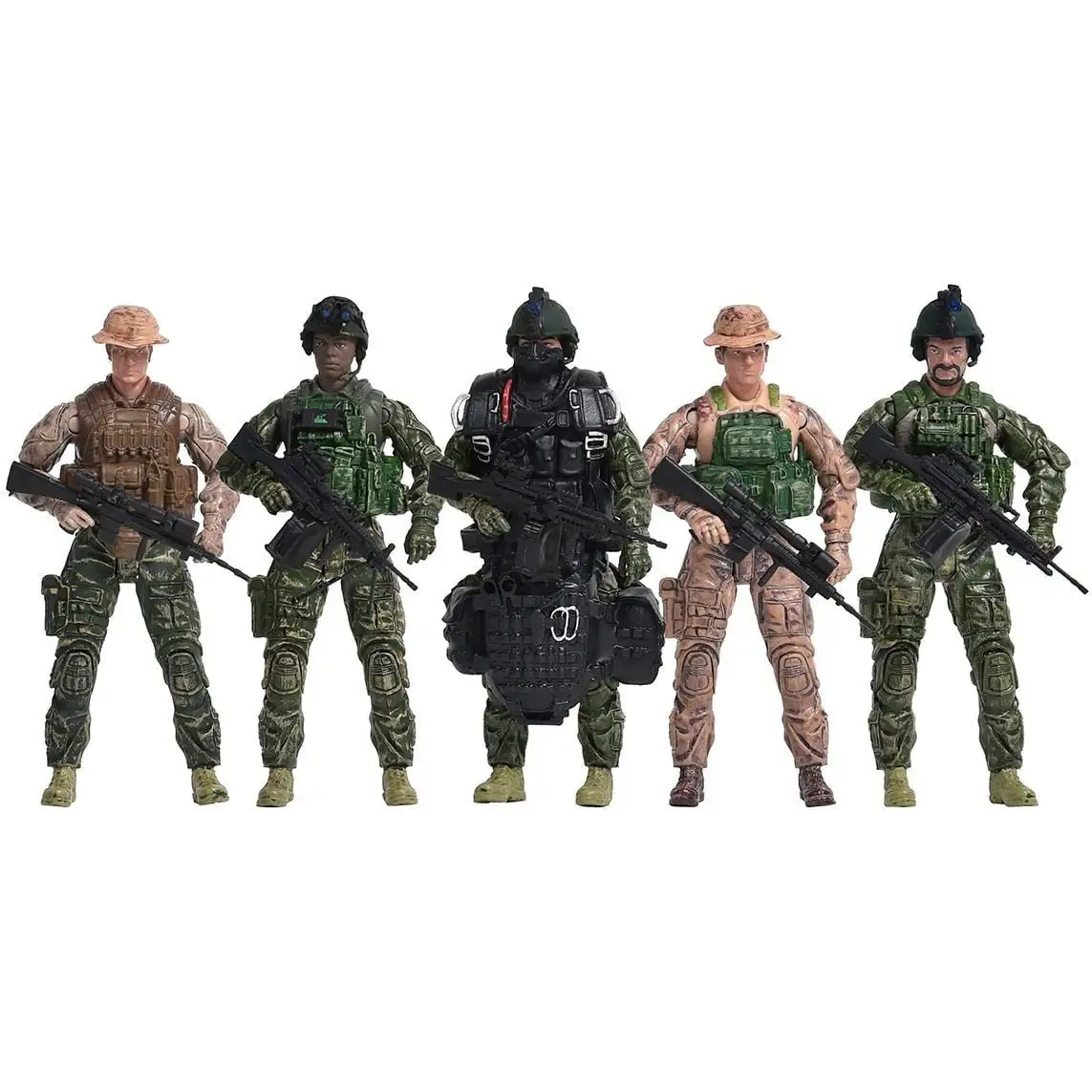 Ігровий набір фігурок солдатів ELITE FORCE   МОРСЬКІ КОТИКИ (5 фігурок, аксес.)