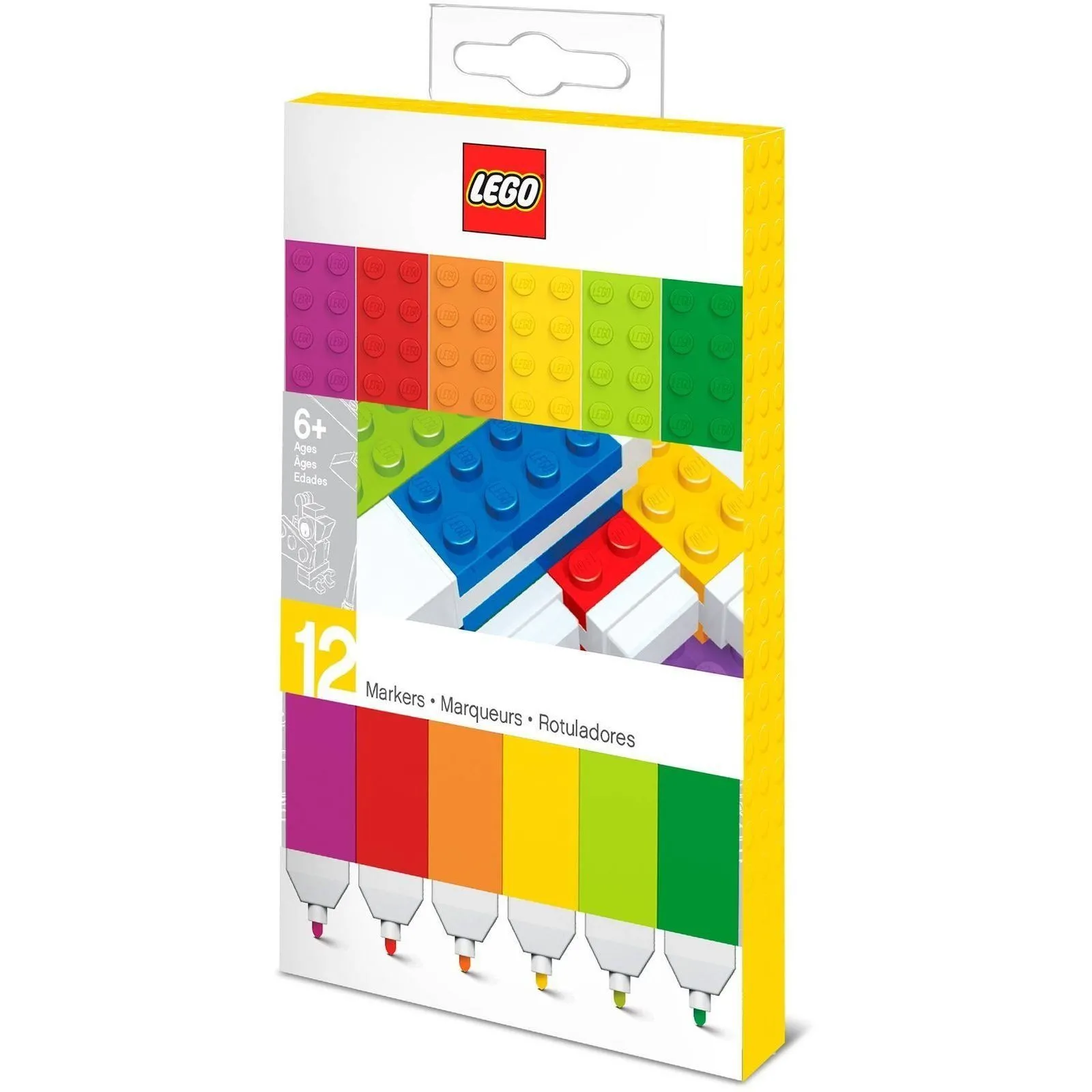 LEGO STATIONERY 12 маркерів Brick