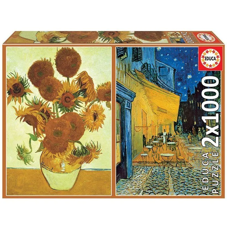 Пазл "2x1000" - Соняшн.+ Веч.коф.тераса