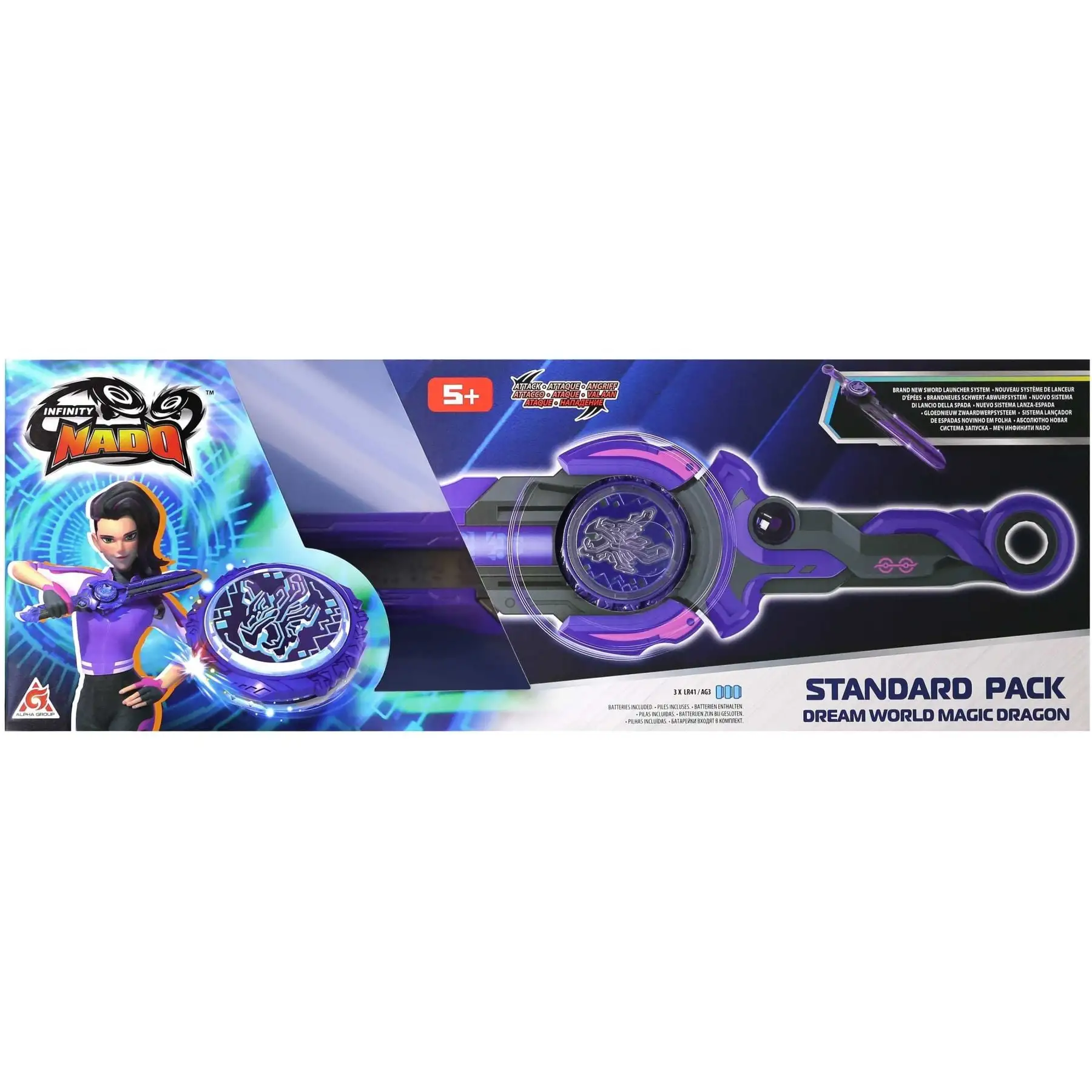 Дзиґа Infinity Nado VI серія Standard Pack Dream World Magic Dragon Чарівний Дракон світу мрій