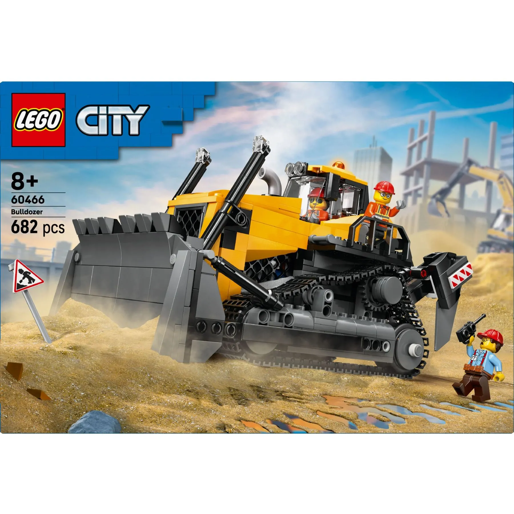Конструктор Жовтий бульдозер LEGO City