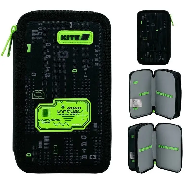 Пенал Kite 2 від., без наповнення 623 Digital