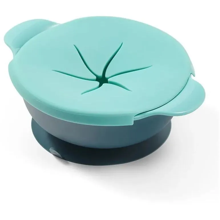 Мисочка з присоскою та кришечкою для снеків (Блакитний) &quot;BabyOno&quot;