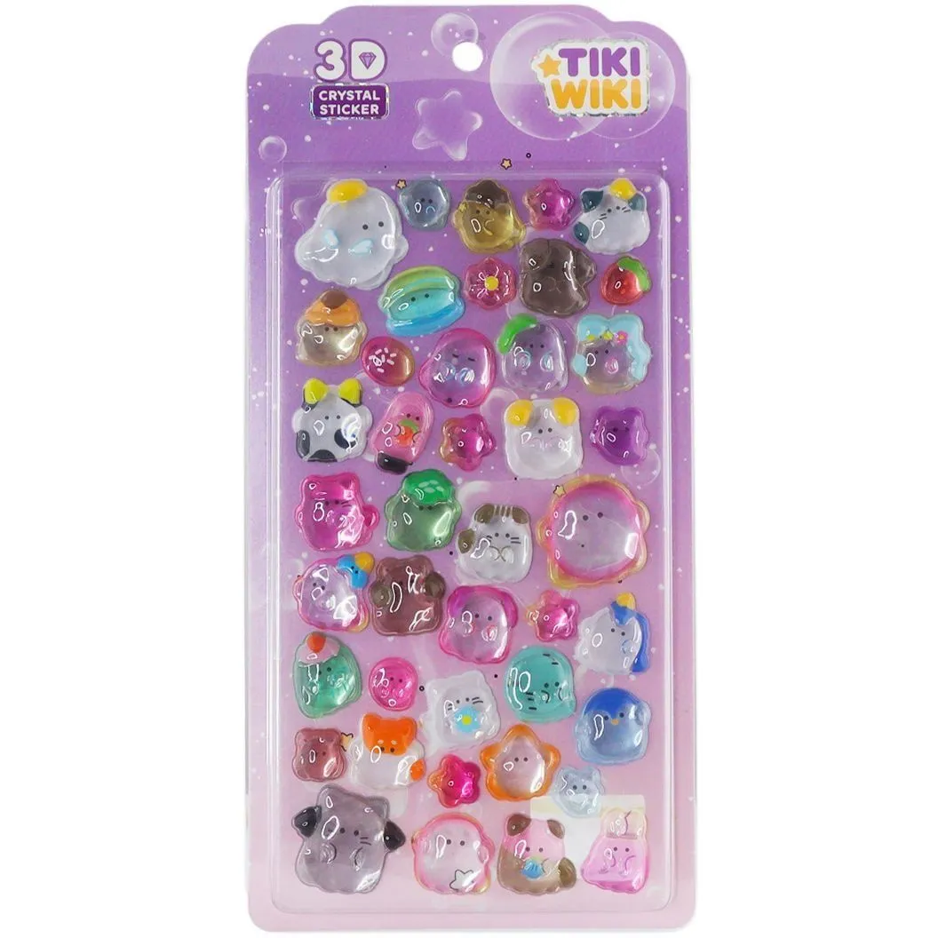 Набір 3D-наліпок TIKI WIKI серії "Crystal"  ТІКІ МРІЇ