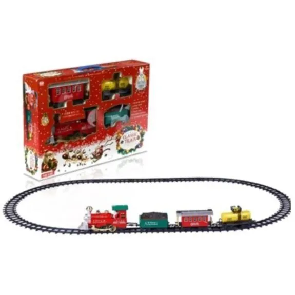 Іграшка  "Залізничний потяг з музикою" Різдвяний