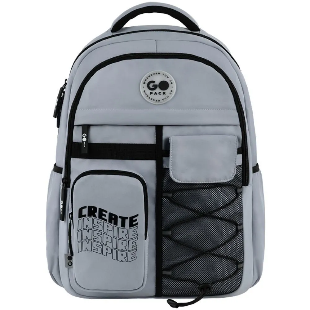 Рюкзак GoPack Education Teens 184 сірий