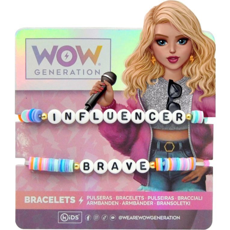 БРАСЛЕТИ 2ШТ WOW ПОКОЛІННЯ