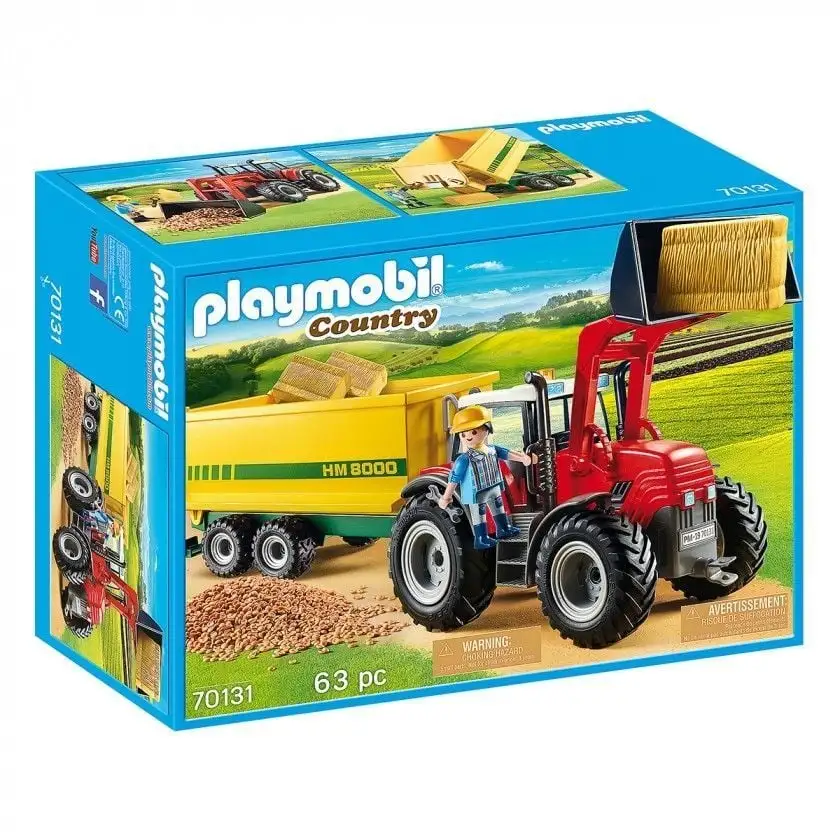 Трактор з причепом Playmobil