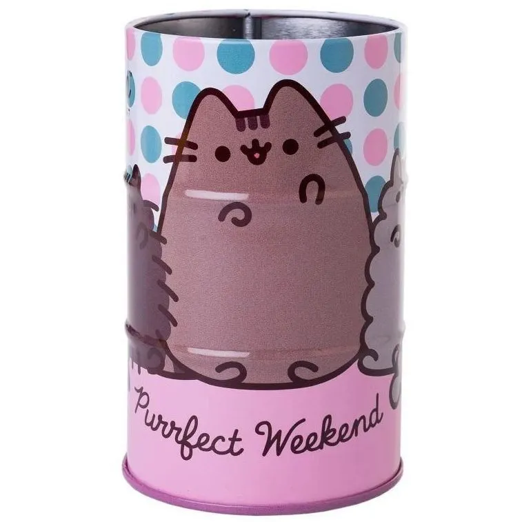 Стакан-підставка бочка Yes "Pusheen" метал