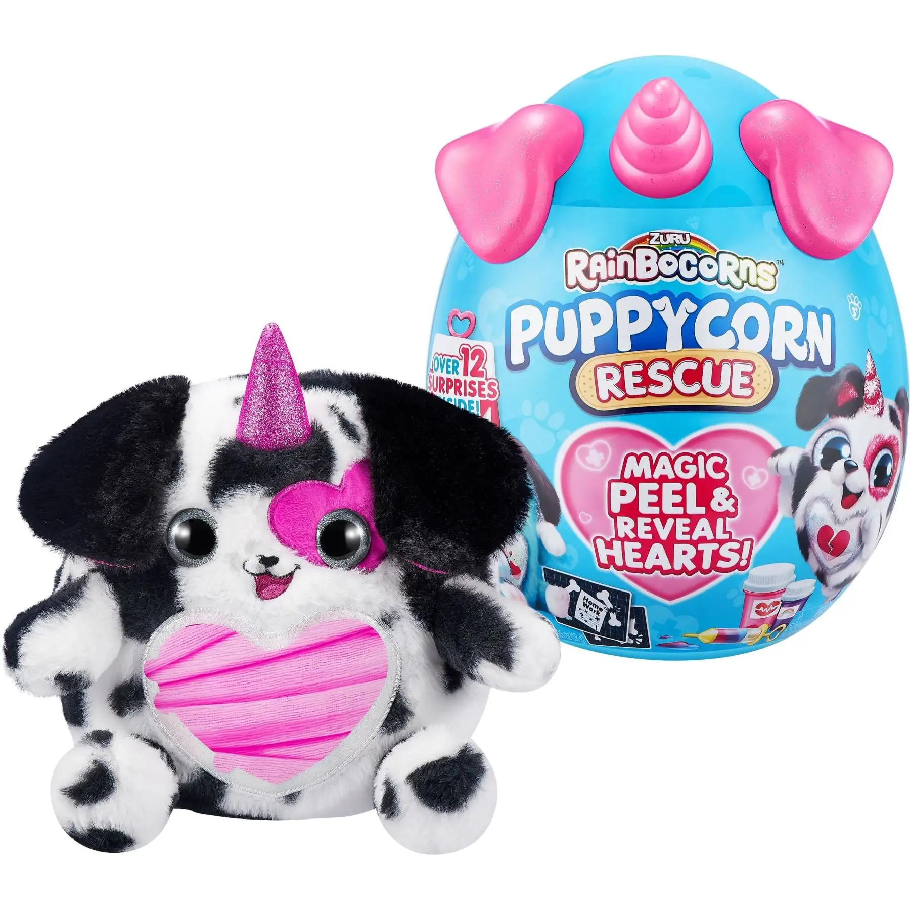 М'яка іграшка-сюрприз Rainbocorn-G (серія Puppycorn Rescue),  арт. 9261G