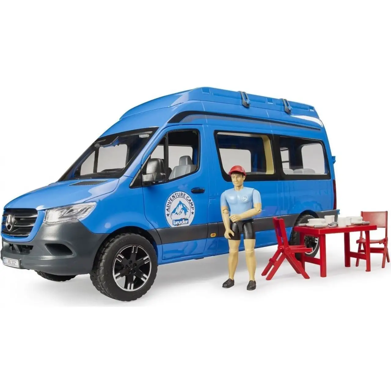 Набір іграшковий. Кемпер MB Sprinter з фігуркою та аксесуарами