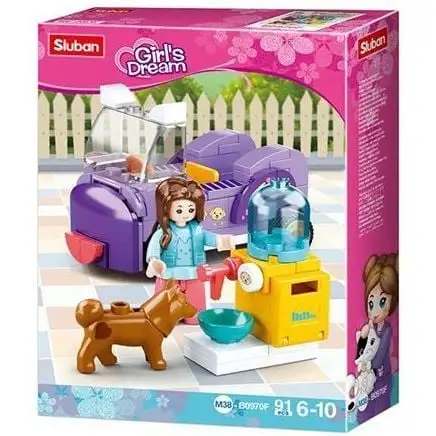 Конструктор SLUBAN M38-B0970F "Girls Dream" Машинка, 91 дет.