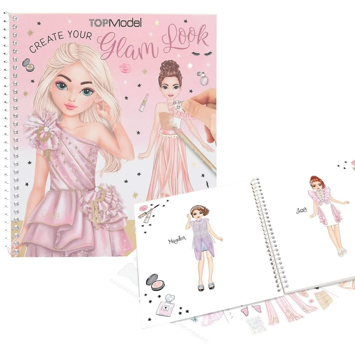TOPModel Альбом розмальовка з наклейками Create Your Glam Look 0413583