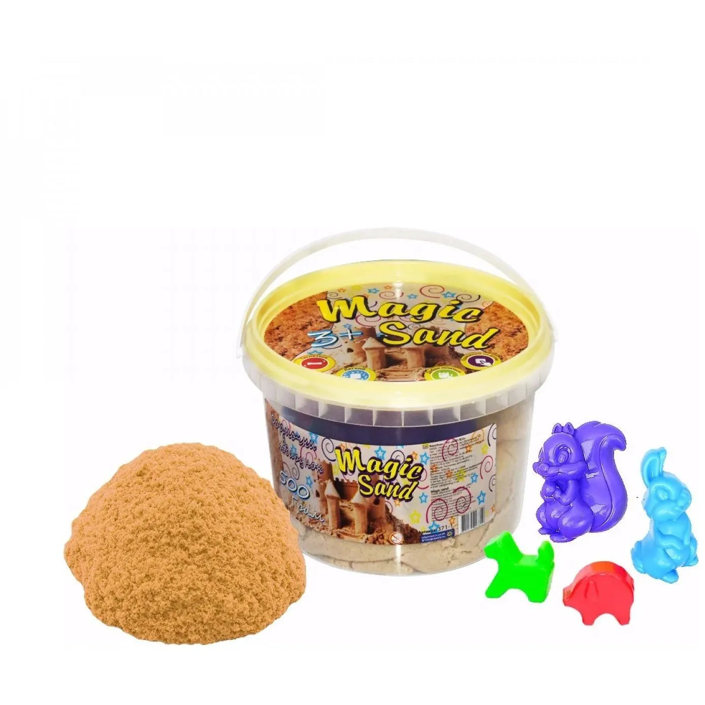 Magic sand  класичний, відро 500 г