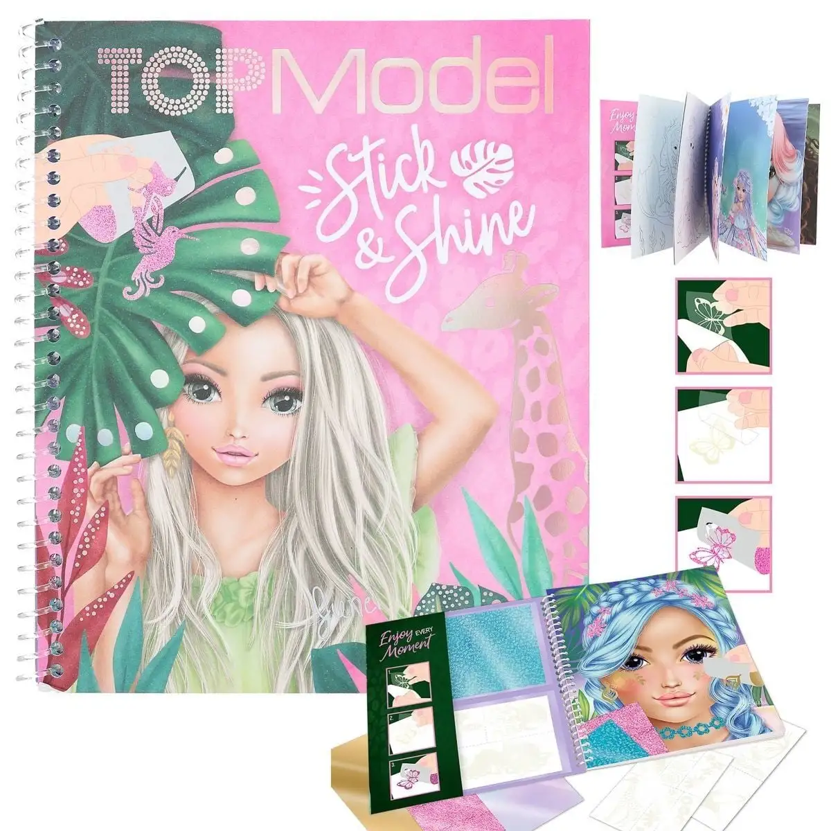 TOPModel Альбом для розфарбовування Stick &amp; Shine 0412470