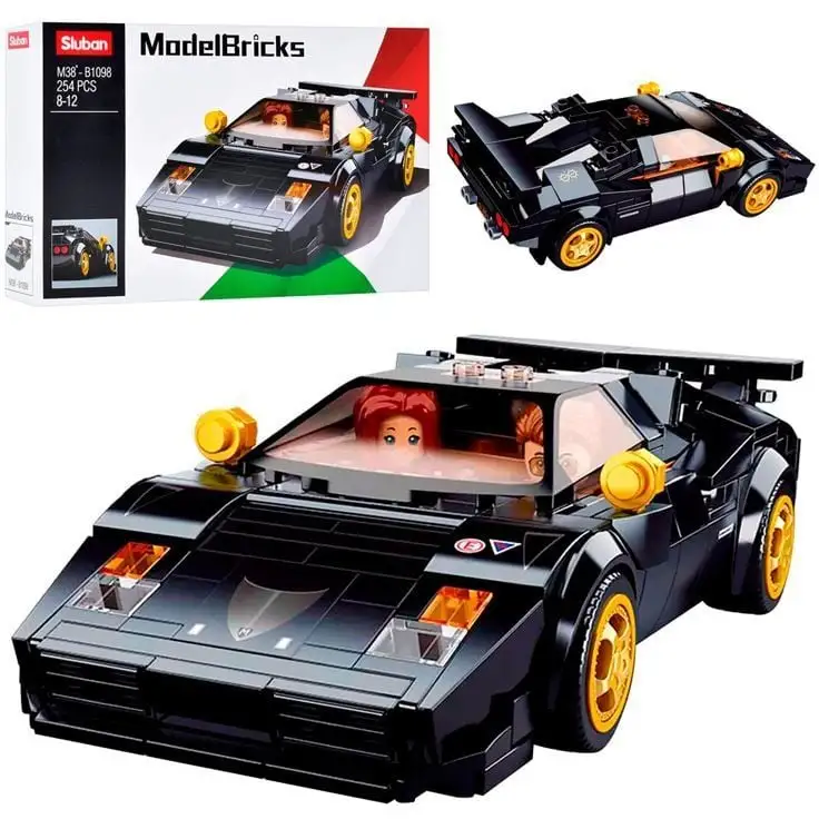 Конструктор SLUBAN M38-B1098 "Model Bricks": Машинка чорна, 254 дет.