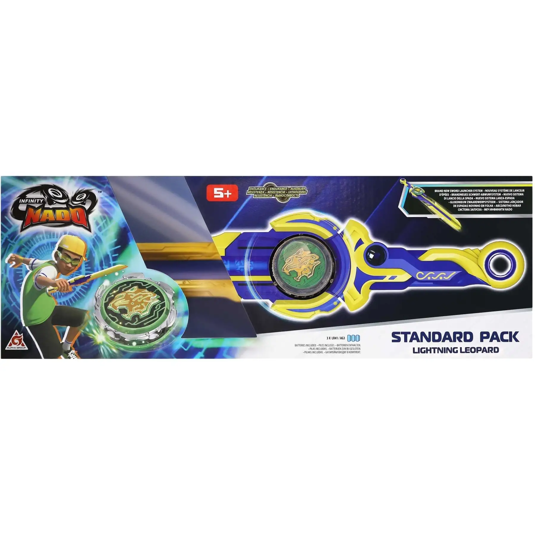 Дзиґа Infinity Nado VI серія Standard Pack Lighting Leopard Сліпучий Леопард