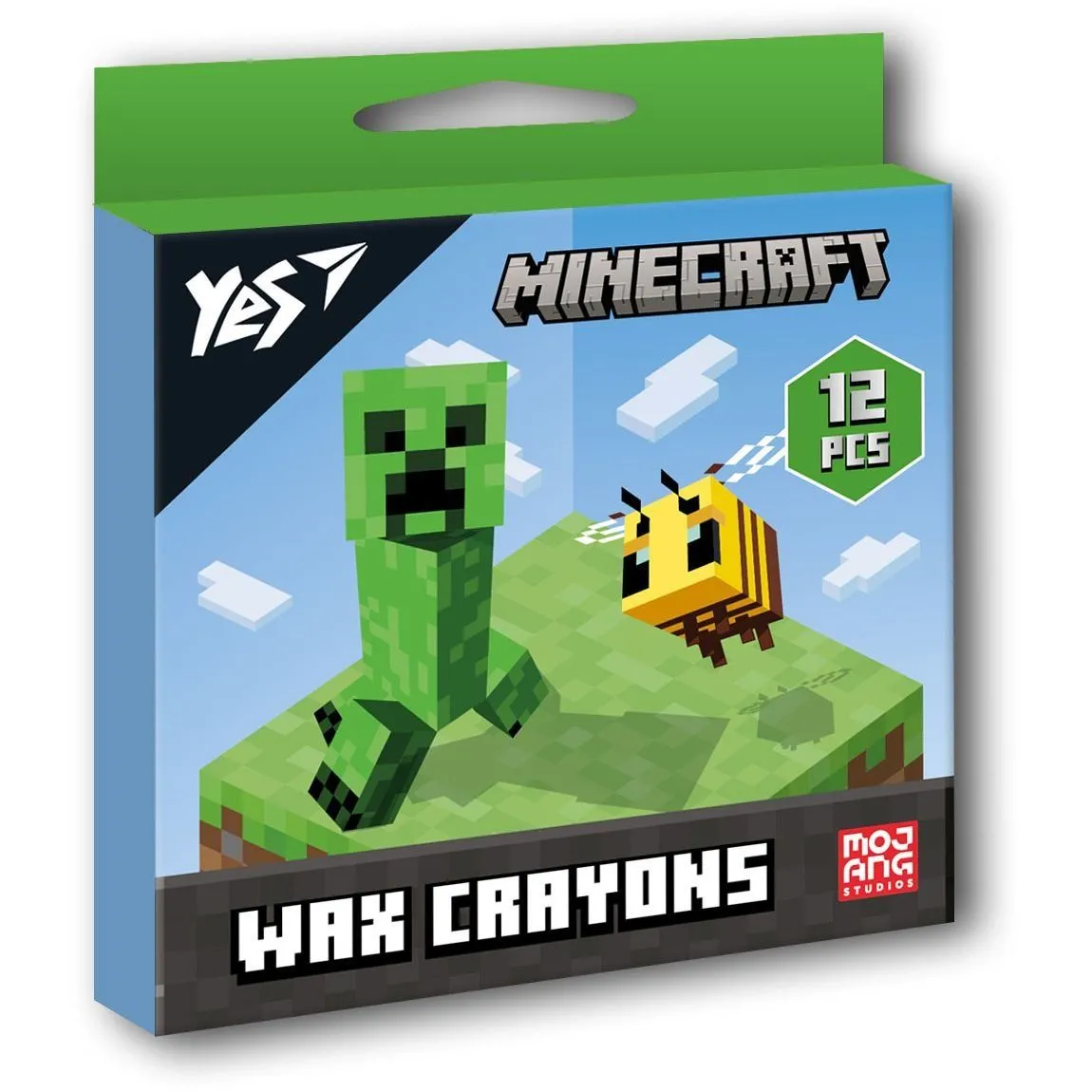 Набір воскових олівців YES 12 шт. &quot;Minecraft&quot;