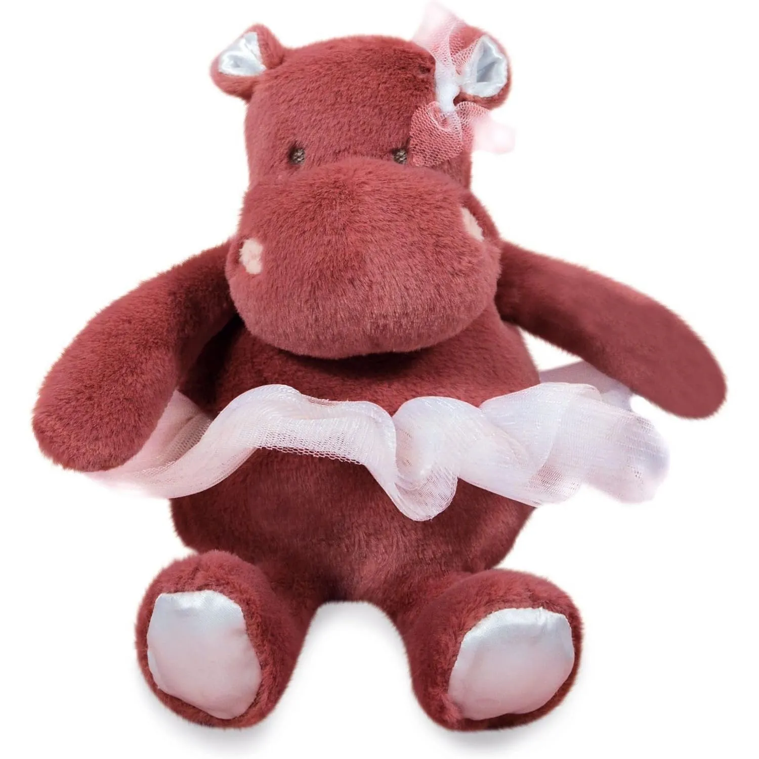 М&#039;яка іграшка Бегемот Туті у теракотовій спідниці 22см, арт. HO3174