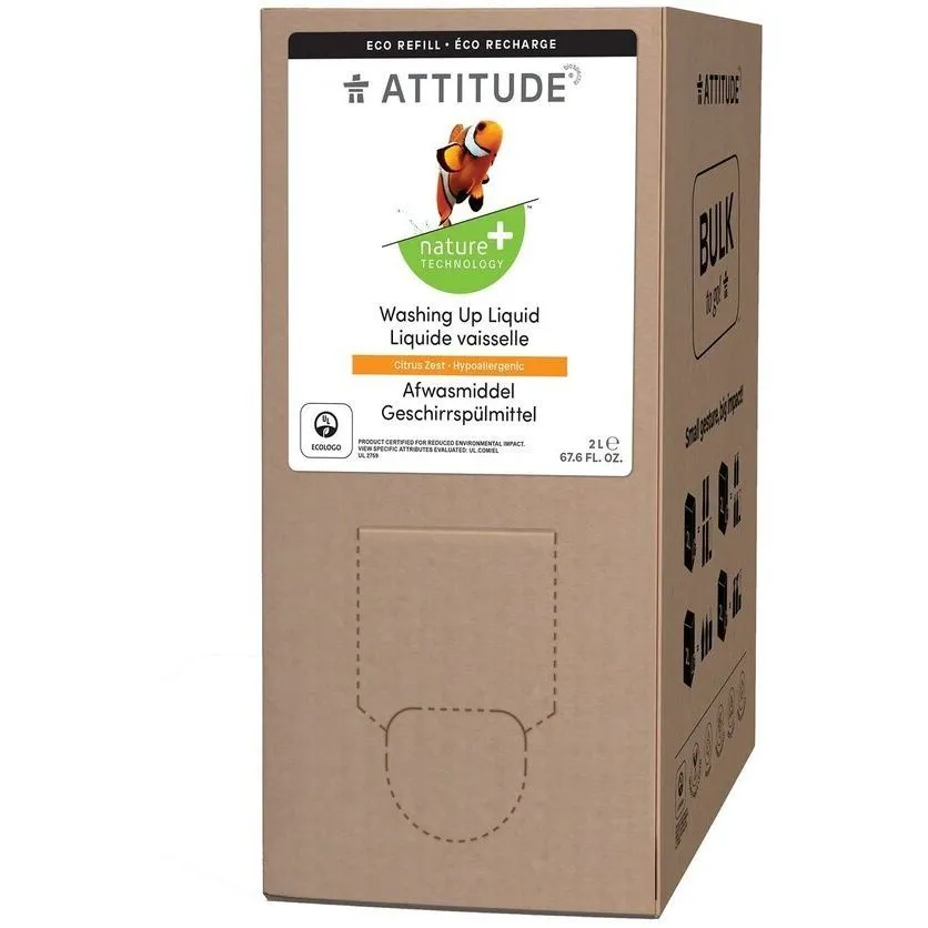 Засіб для миття посуду рідкий &quot;Цитрус&quot; 2л, Attitude